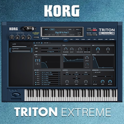 KORG - TRITON Extreme 1.0.2 STANDALONE, VSTi, AAX (x64) RePack by RET