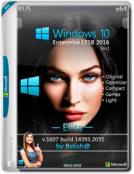 Windows 10 LTSB-2016 Elita (x64) Bellish@ Ru-Ru.iso NT=(14393.2035)