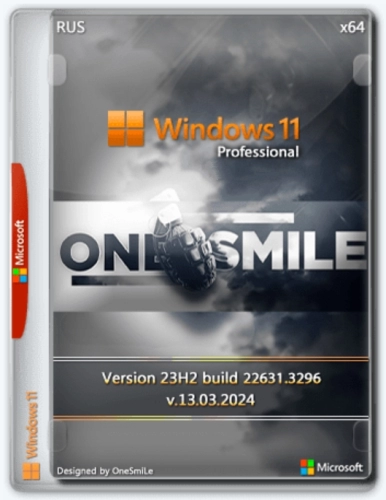 Windows 11 Pro x64 Русская by OneSmiLe 22631.3296