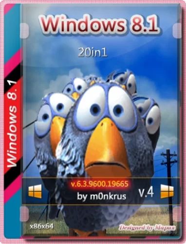 Windows 8.1 - 20in1 - SevenMod v4 (AIO) (x86-x64) (2021)