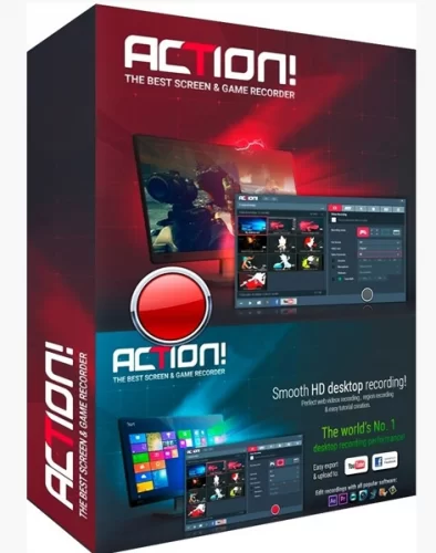 Запись видео с веб-плеера - Mirillis Action! 4.23.0 RePack (& Portable) by KpoJIuK