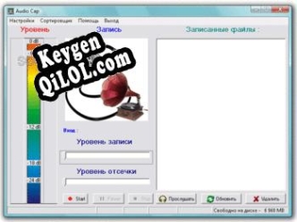 Бесплатный ключ для Audio Cap