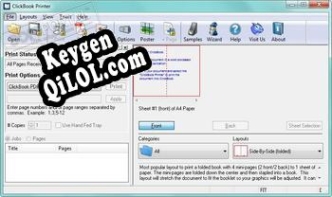 Генератор ключей (keygen)  ClickBook MMX