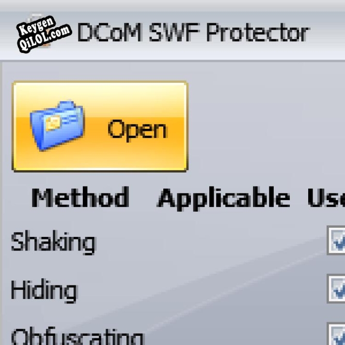 Ключ для DCoM SWF Protector