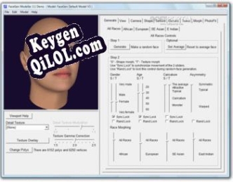 FaceGen Modeller ключ бесплатно