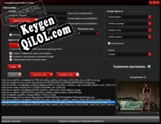 Генератор ключей (keygen)  GoogleImageFinder