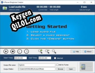 Ключ для iPhone Ringtone Creator