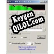 Key генератор для  Mini MP3 Recorder