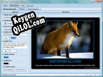 Регистрационный ключ к программе  RonyaSoft Poster Designer