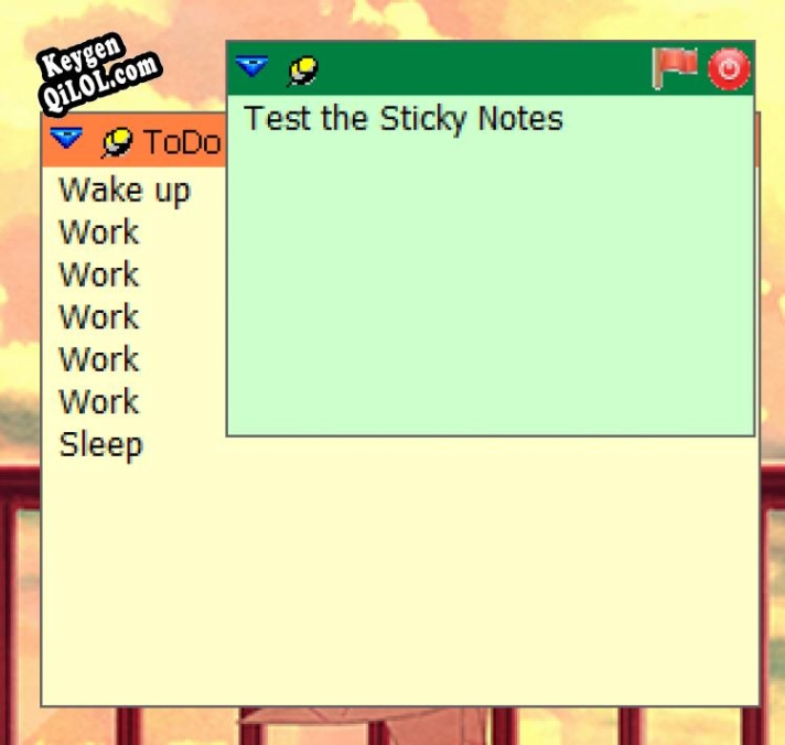 Бесплатный ключ для Sticky Notes (IV)