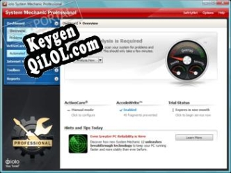 System Mechanic ключ активации