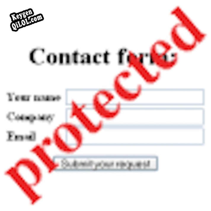 Ключ для Web Form SPAM Protection