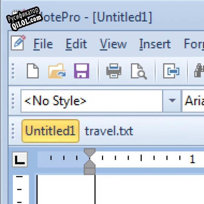 Русификатор для NotePro