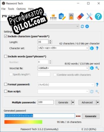 Русификатор для Password Tech