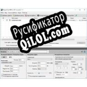 Русификатор для Pazera Free MP4 to AVI Converter